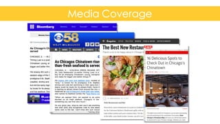 Media Coverage
Confidential	
  and	
  Proprietary	
   15
 