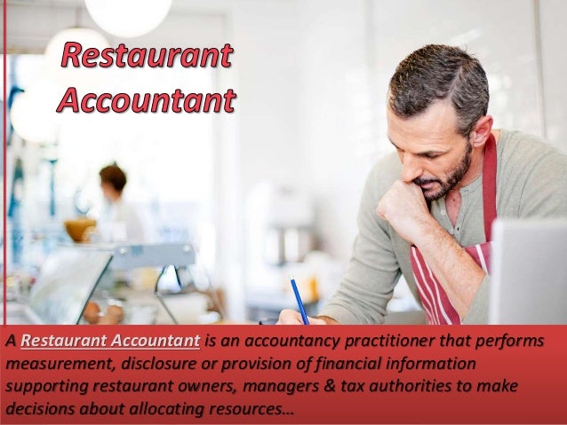 restaurant accountants bookkeepers different roles and restaurant accountant job description