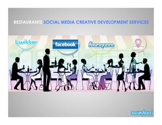 RESTAURANTS SOCIAL MEDIA CREATIVE DEVELOPMENT SERVICES
 