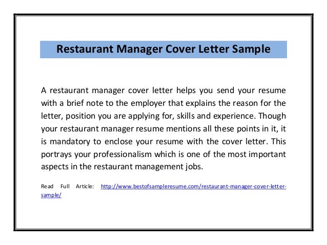 resume for management position