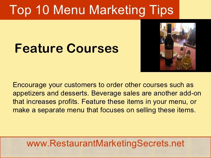 restaurant marketing ideas for menu engineering restaurant marketing ideas for menu engineering
