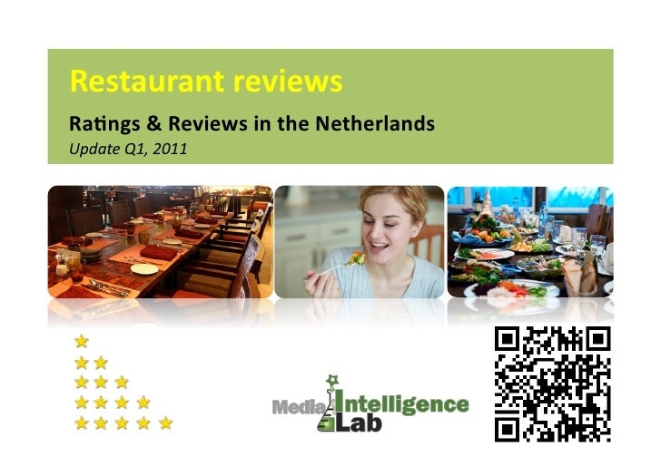 Restaurant ratings and reviews in the netherlands