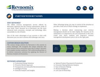 Restaurant revenue management Revnomix