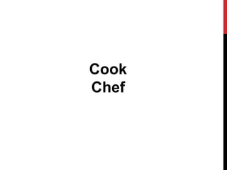 Cook
Chef
 
