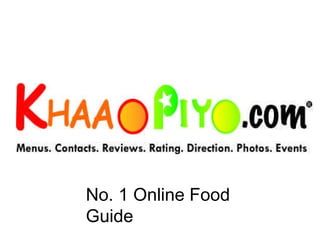 No. 1 Online Food Guide 