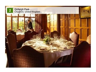 United Kingdom's top 10 restaurants