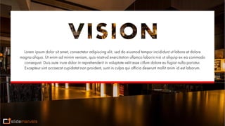 business model slide pitch deck for restaurant