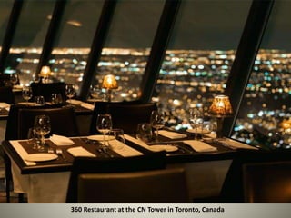 360 Restaurant at the CN Tower in Toronto, Canada 
 