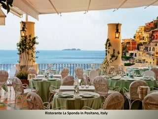 Ristorante La Sponda in Positano, Italy 
 