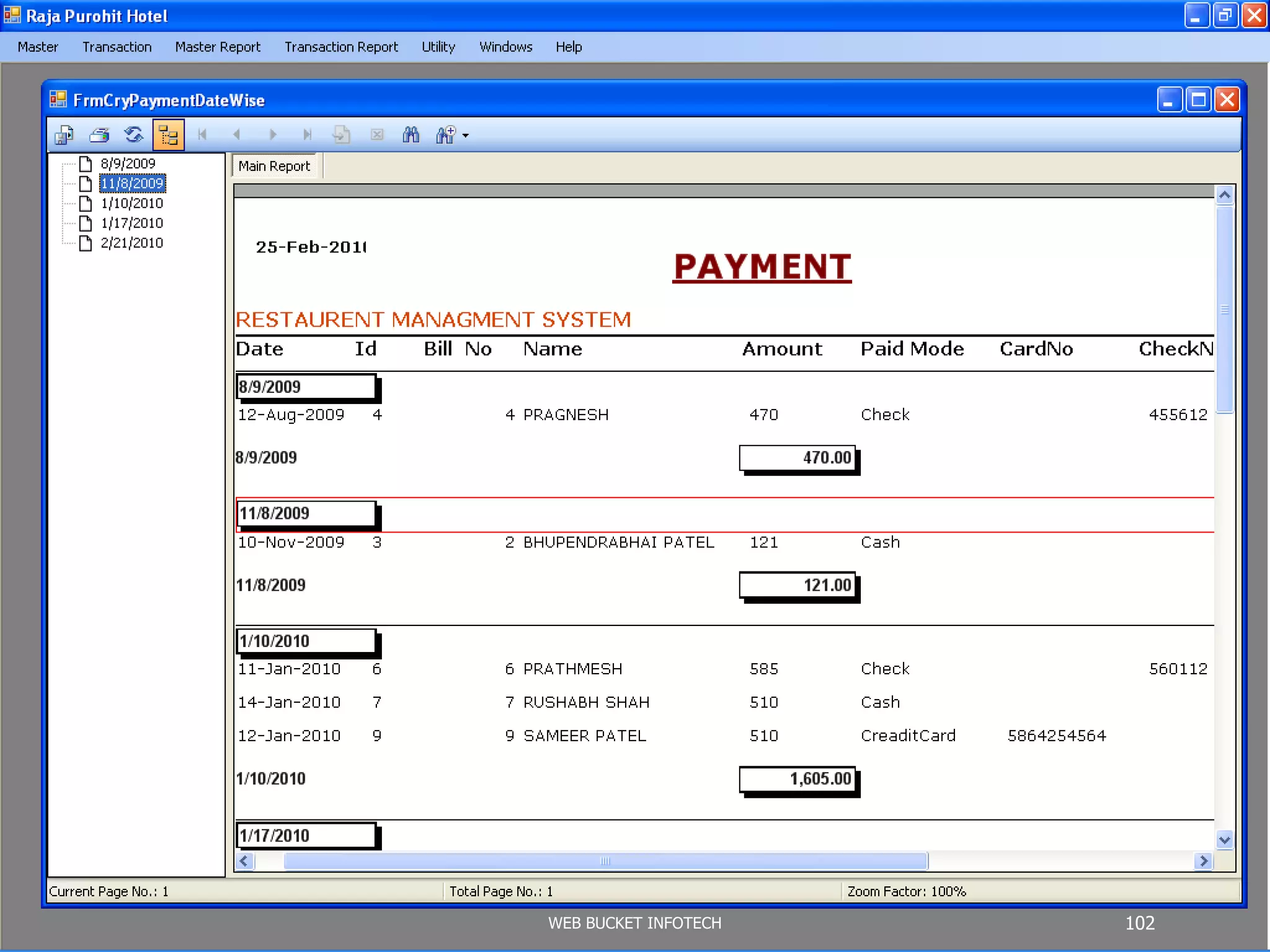 WEB BUCKET INFOTECH 102
 