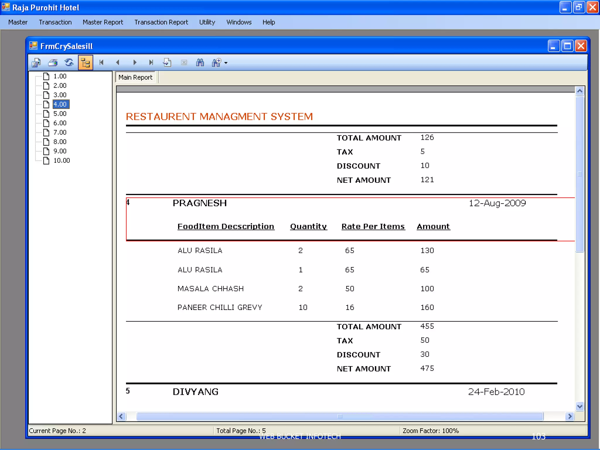 WEB BUCKET INFOTECH 103
 