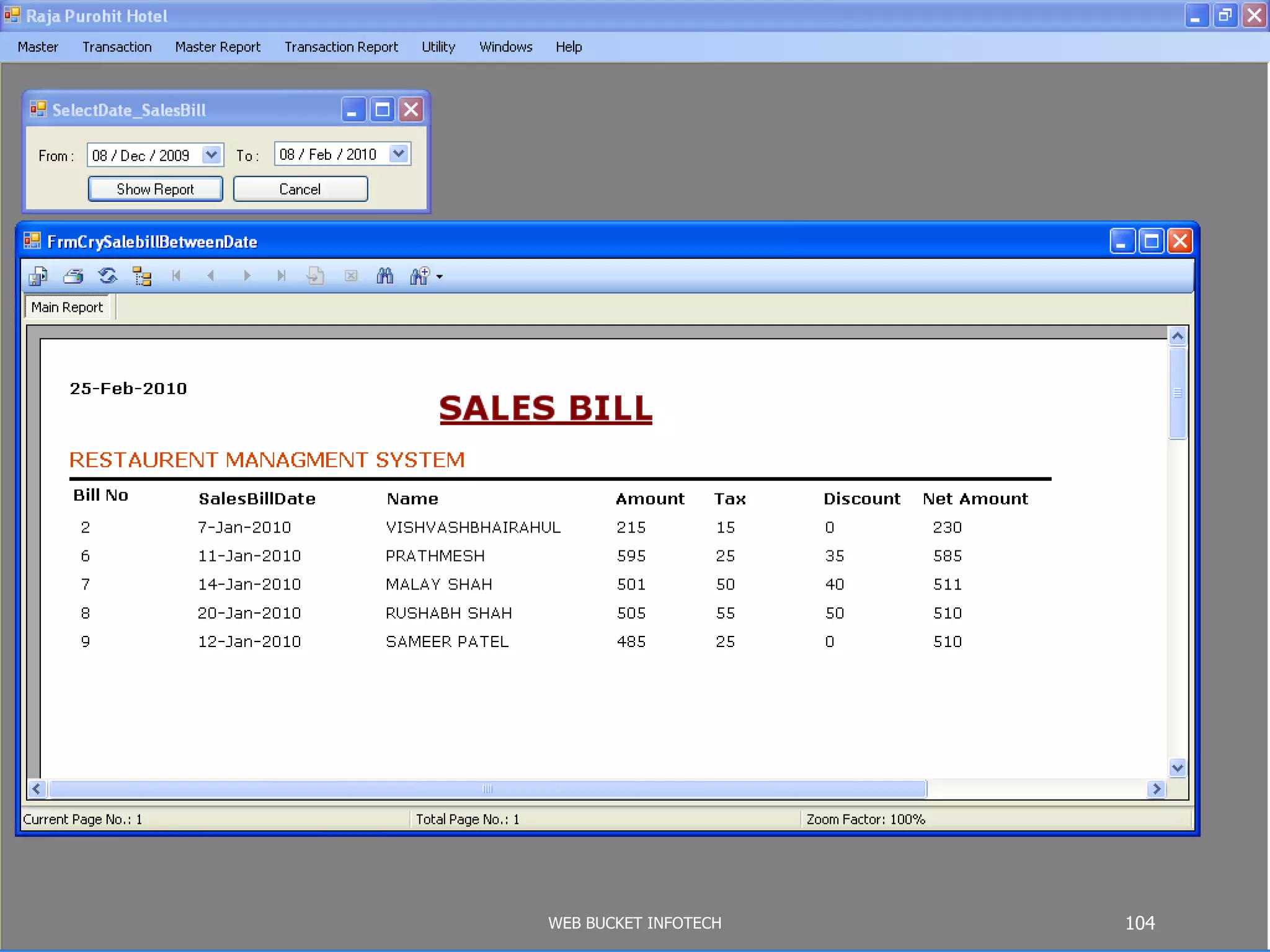 WEB BUCKET INFOTECH 104
 