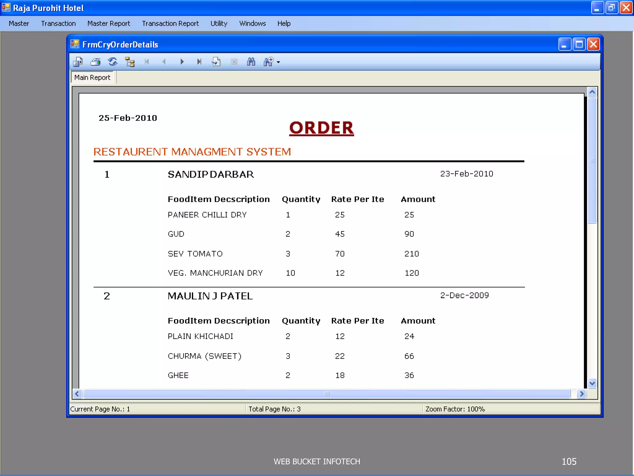WEB BUCKET INFOTECH 105
 