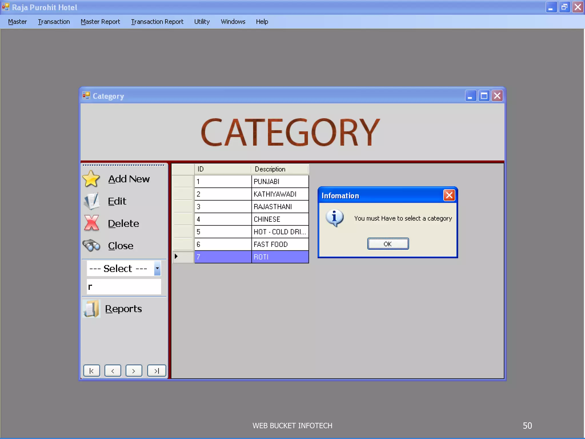 WEB BUCKET INFOTECH 50
 