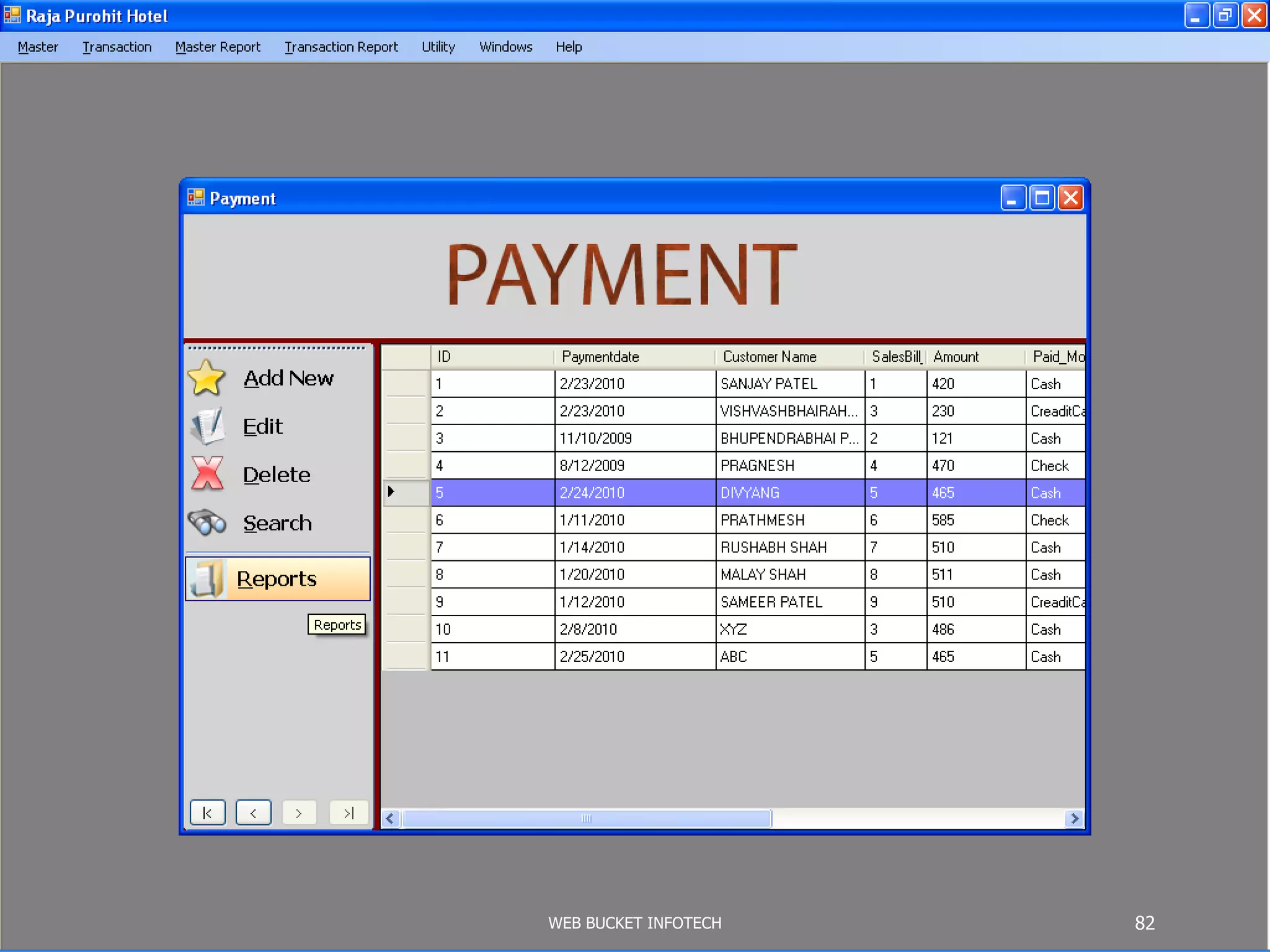 WEB BUCKET INFOTECH 82
 