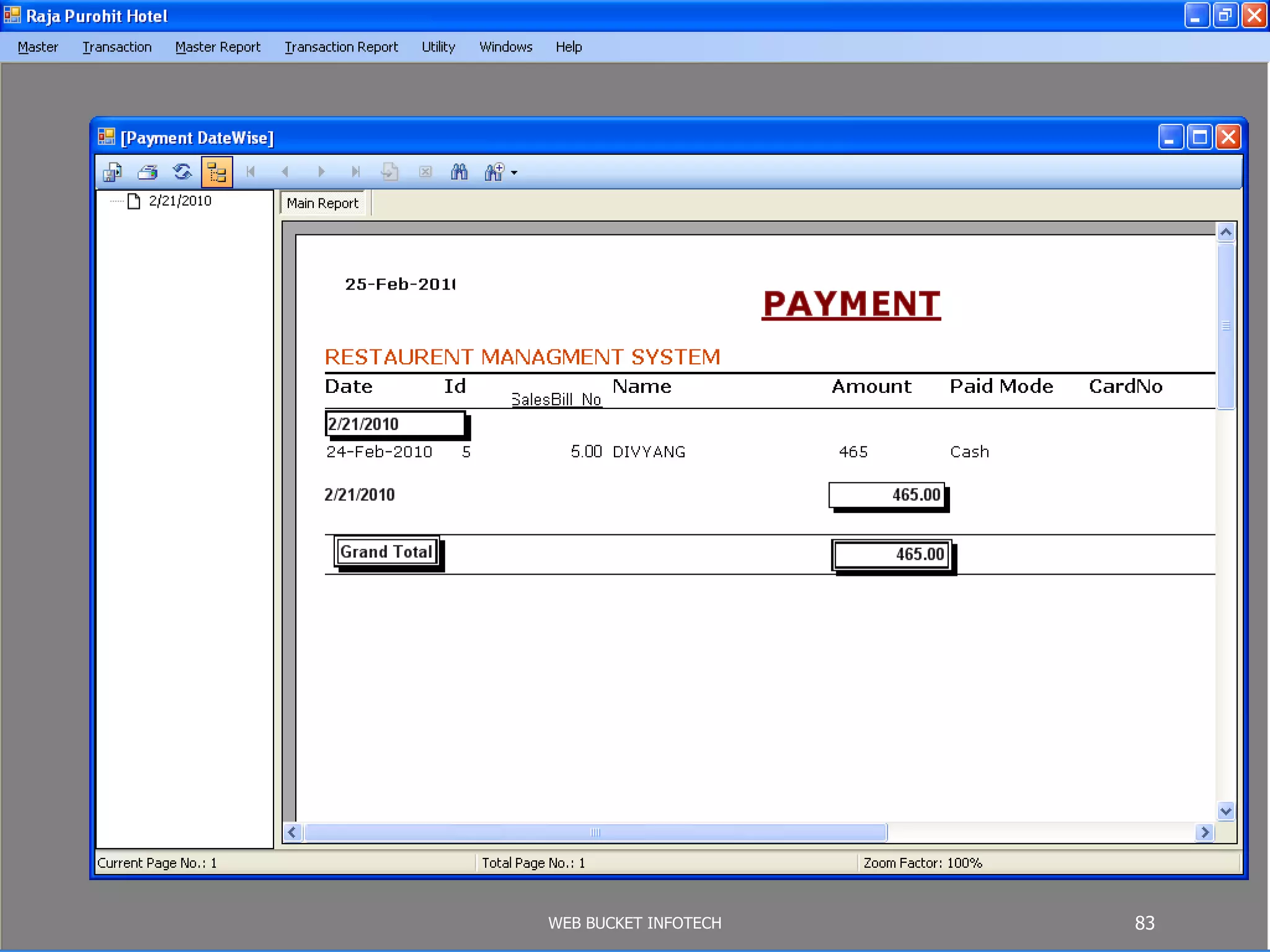 WEB BUCKET INFOTECH 83
 