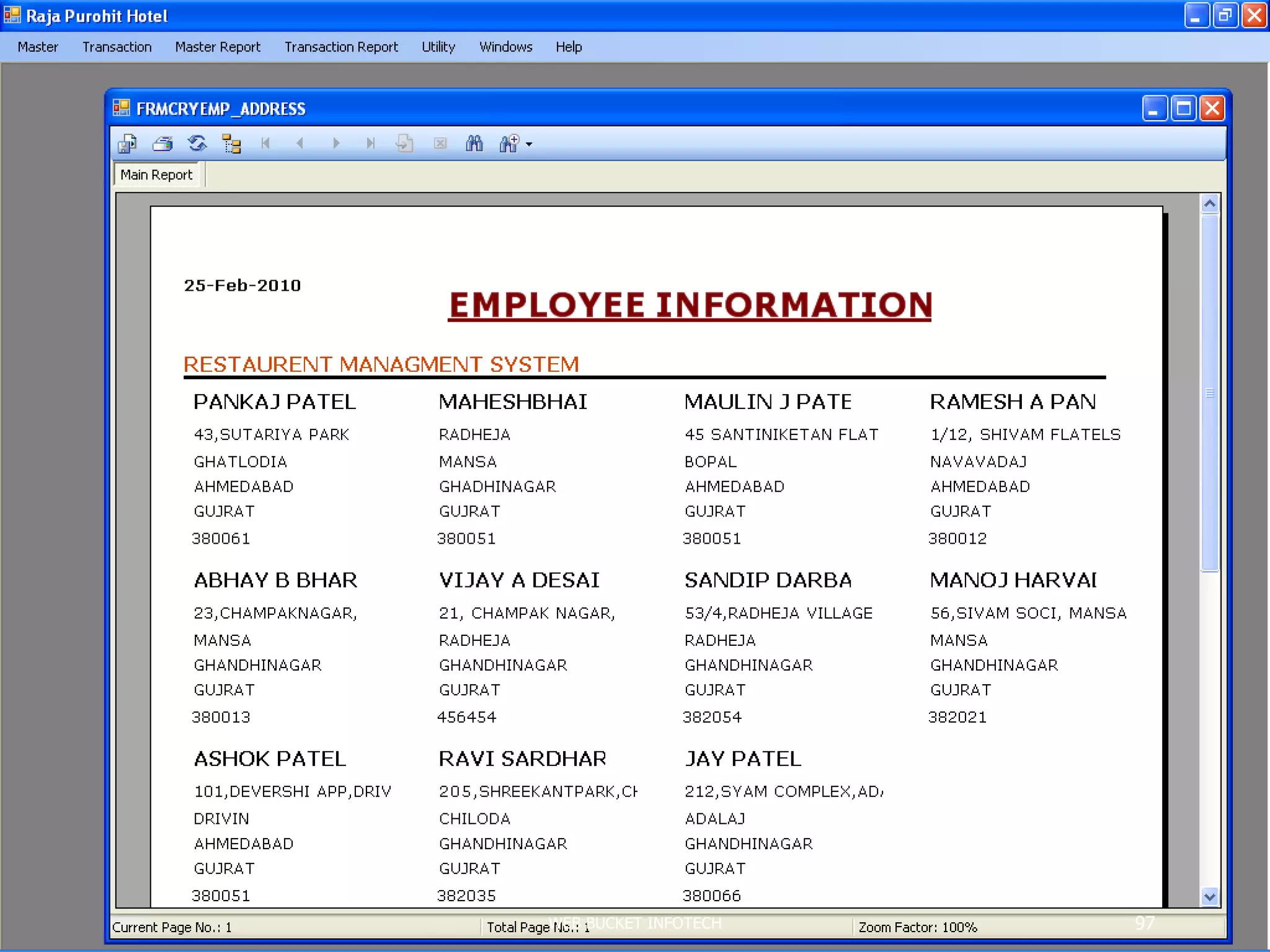 WEB BUCKET INFOTECH 97
 