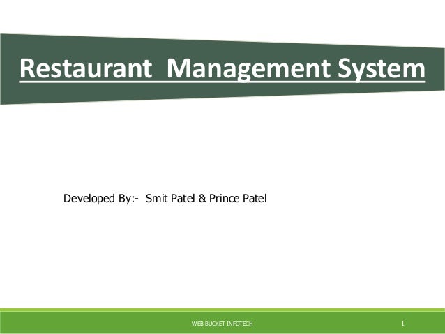 Restaurant Management Software In Vb Net