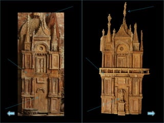 Restauro  modellino in legno del cortile interno del Palazzo Ducale di Venezia