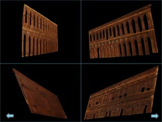Restauro  modellino in legno del cortile interno del Palazzo Ducale di Venezia