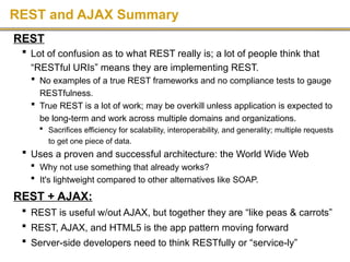 REST API Coding for introductory Software course | PPTX