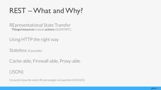 RESTFul API Design and Documentation - an Introduction | PDF