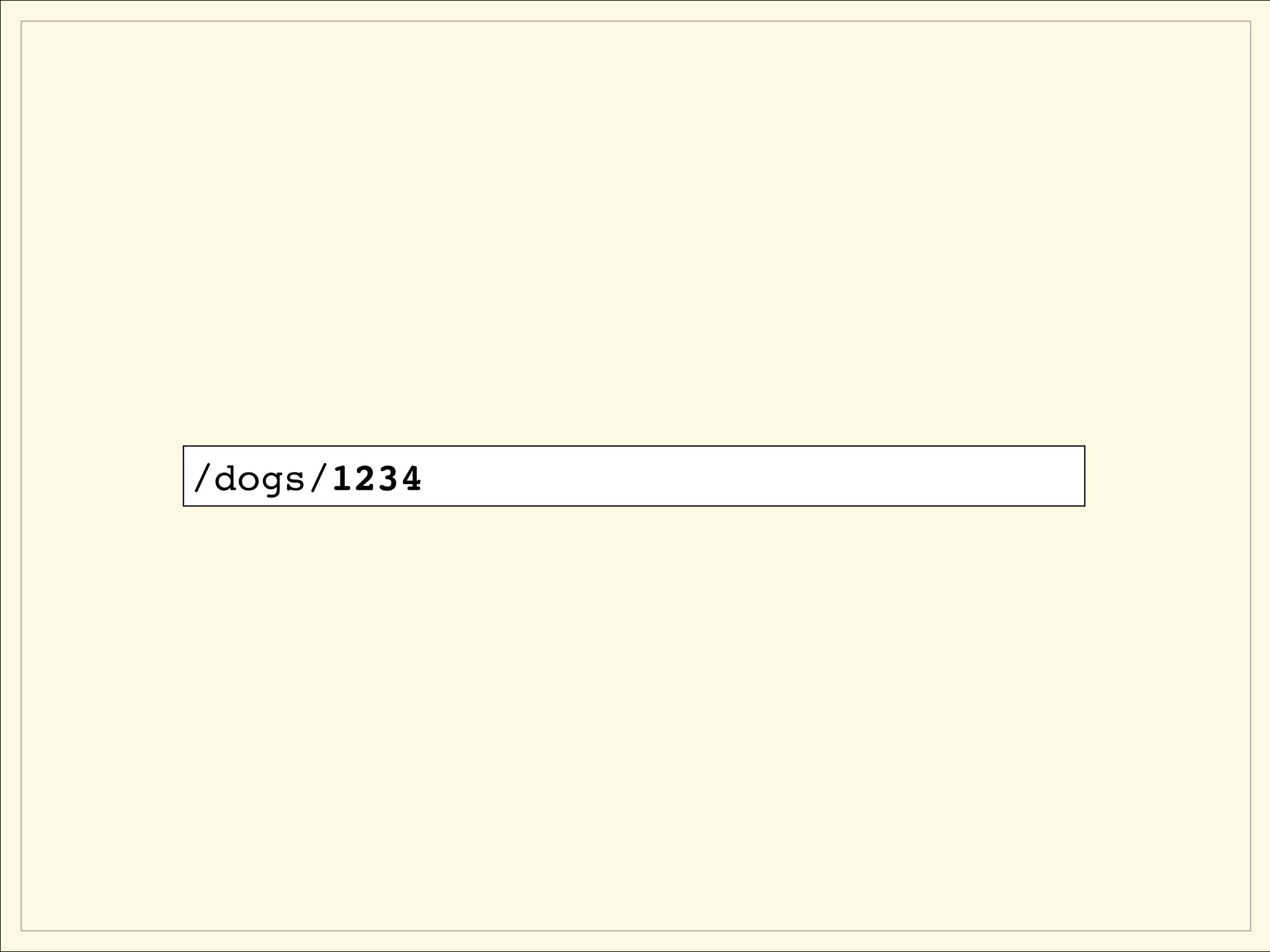 /dogs/1234
 