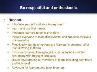 Resident as Teacher - Teaching in the Clinical Setting | PPT