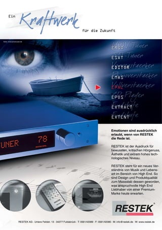 Produktblatt Restek EPAL Vollverstärker