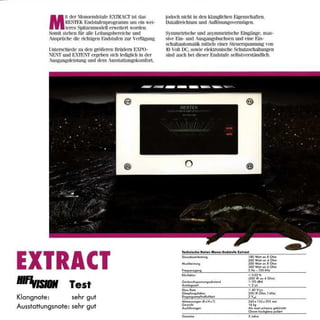 RESTEK Broschüre von 1992