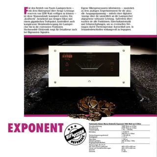 RESTEK Broschüre von 1992