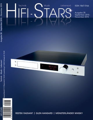 ISSN 1867-5166
Ausgabe 28
September 2015 -
November 2015
Deutschland€11|Österreich€12,30|Luxemburg€13,00|Schweizsfr15,50
A...