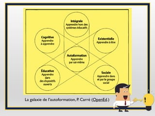 La galaxie de l’autoformation,P. Carré (OpenEd.)
 