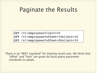REST API Design for SQL developers | PDF