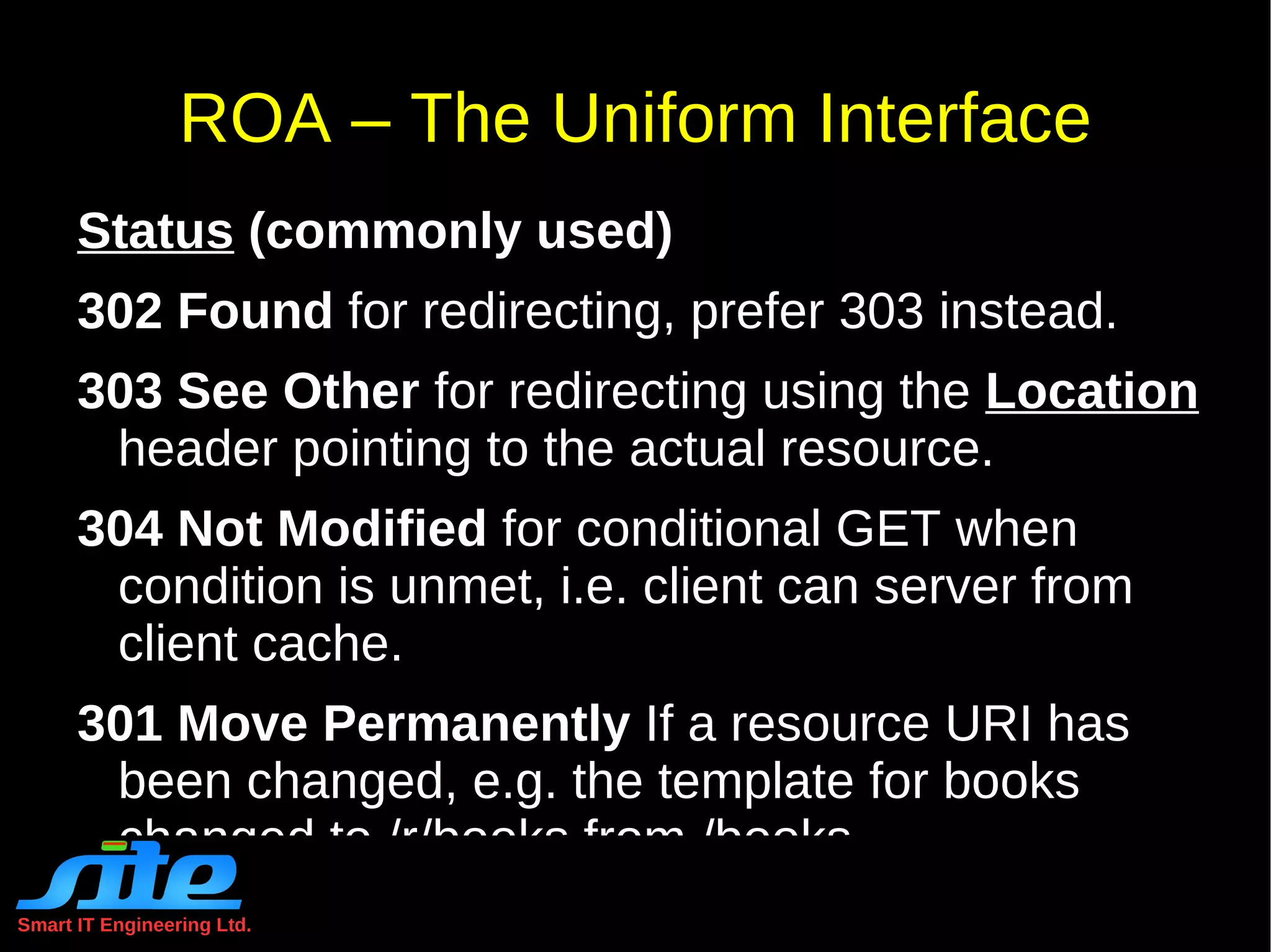 Message consists of control data, metadata, messages and in some cases hyperlinks to resources. 