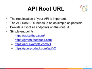 RESTful API - Best Practices | PPT image.