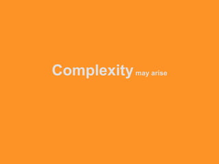 Complexitymay arise
 
