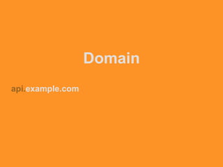 Domain
api.example.com
 