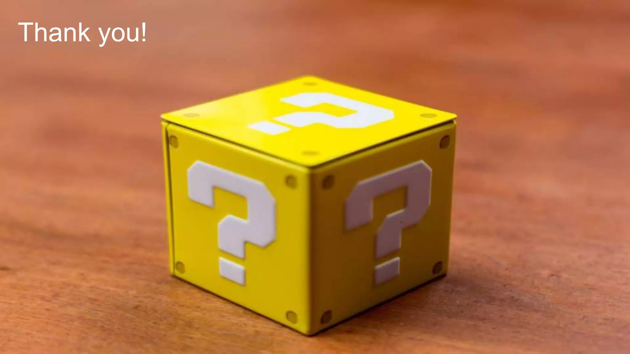 Thank you! Thank you 