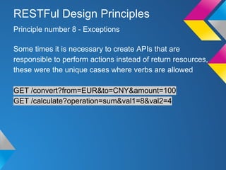 Restful design principles | PPT