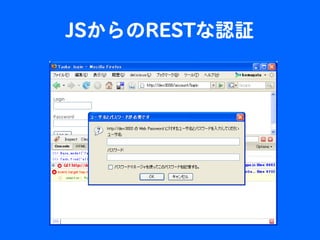 RESTfullアプリケーションの簡単作成