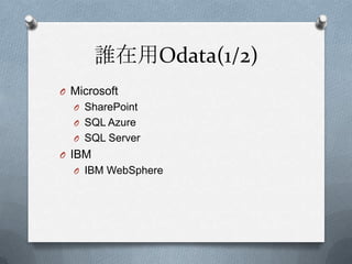 Restful & odata using asp.net web api | PPT