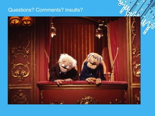Powerpoint Templates
Questions? Comments? Insults?
 