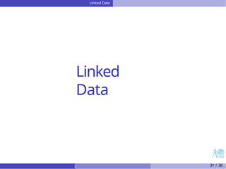 Linked Data
Linked
Data
) 31 / 36
 