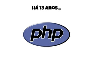 Há 13 anos...
1998
 