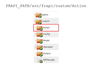 FRAPI_PATH/src/frapi/custom/Action
 