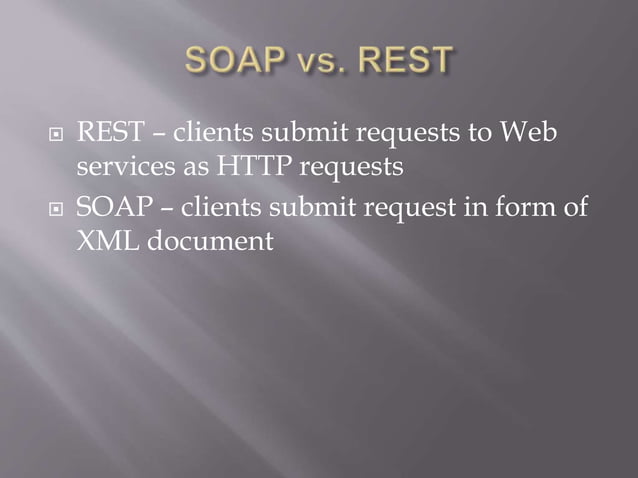 Restful web services ppt | PPT