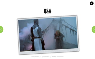 44




               Three options for versioning           ~	
  The	
  URI	
  is	
  versioned	
  ~	
  




       •  The version is added in the URI path
Request:
GET /opengov/v1/garbageschedule?location=Main%20Street HTTP/1.1
Accept: application/vnd.opengov.org.garbageschedule+json
 
Response:
HTTP/1.1 200 OK
Content-Type: application/vnd.opengov.org.garbageschedule+json
 
{"schedule"
     "self": "schedule-2423",
     "dayOfWeek": "Monday",
     "oddOrEvenWeeks": "Odd"}
                         WWW.JPOINT.NL	
  	
  	
  	
  	
  |	
  	
  	
  	
  	
  JOS@JPOINT.NL	
  	
  	
  	
  |	
  	
  	
  	
  	
  TWITTER:	
  @JOSDIRKSEN	
  
 