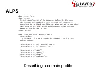 ALPS




       Describing a domain profile
 
