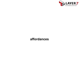 affordances
 